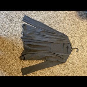 Women’s gray cardigan
